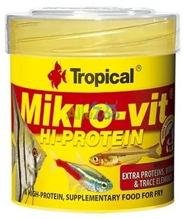 Tropical Mikrovit Hi-Protein - pokarm wysokoproteinowy dla narybku 50ml/32g - Pokarm dla ryb - miniaturka - grafika 1