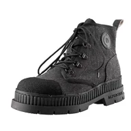 Botki damskie - trzewiki damskie ALTERCORE szare (DENT VEGAN DARK GREY) - miniaturka - grafika 1