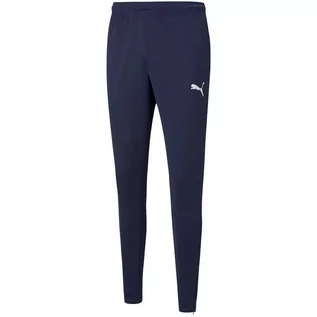 Spodnie męskie - Spodnie Męskie Puma Teamrise Poly Training Pants Granatowe 657390 06-S - grafika 1