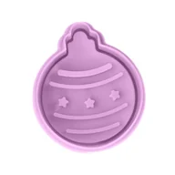 Formy do ciast - Foremka bombka stempel świąteczny do ciastek Boże Narodzenie FACKELMANN 43044-BM - miniaturka - grafika 1