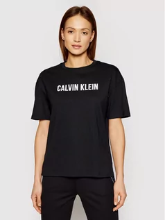 Koszulki i topy damskie - Calvin Klein Performance T-Shirt Logo Boyfriend 00GWS1K109 Czarny Relaxed Fit - grafika 1