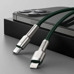 Baseus Cafule Metal Data kabel USB Typ C - Lightning 20 W Power Delivery 2 m zielony (CATLJK-B06) - Kable USB - miniaturka - grafika 11