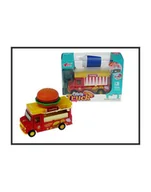 Samochody i pojazdy dla dzieci - Auto Food Track 11cm magnes Hmaburger/Napój MY66-Q1297/96 HIPO - miniaturka - grafika 1