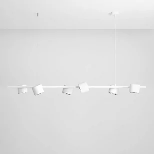 Aldex Bot lampa wisząca 6-punktowa biała 1046K 1046K - Lampy sufitowe - miniaturka - grafika 1