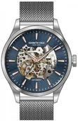 Zegarki męskie - Zegarek męski KENNETH COLE KCWGY0064101 granatowy klasyczny skeleton - miniaturka - grafika 1