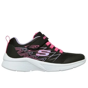 Buty dziecięce Skechers Microspecbold Delight 302468LBLK - czarne - Trampki damskie - miniaturka - grafika 1