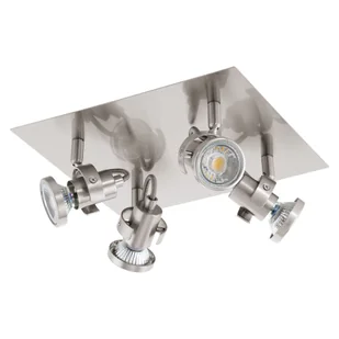 Oprawa ścienno-sufitowa TUKON 3 LED 4xGU10 3W 3000K - Nikiel satynowy - Oprawy, klosze i abażury - miniaturka - grafika 1
