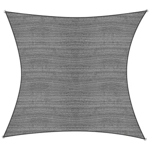 Ambiance Przeciwsłoneczny ŻAGIEL ogrodowy parasol + linki 3 m CZARNY 339096 - Parasole ogrodowe - miniaturka - grafika 1
