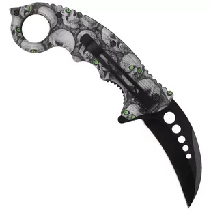 Herbertz Solingen - Nóż składany karambit Skulls Design 73 mm - 572413 - Noże - miniaturka - grafika 3