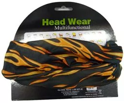 Chusta komin OGIEŃ na twarz wielofunkcyjna uniwersalna - Apaszki i szaliki damskie - miniaturka - grafika 1