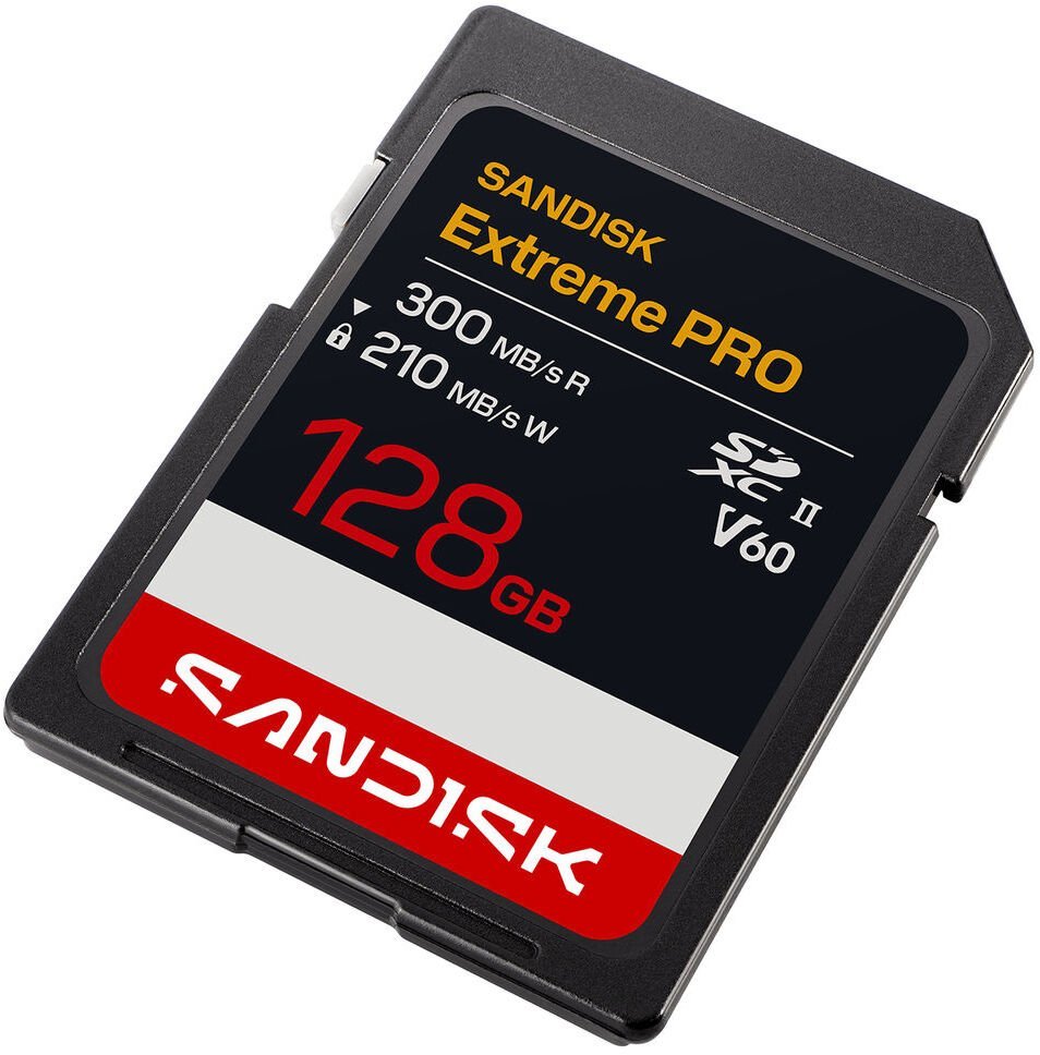 Karta SanDisk Extreme PRO - Karta pamięci flash - 128 GB - Video Class V60 / UHS-II - SDXC UHS-II SDSDXEM-128G-GN4IN