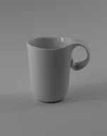 Kubki - Kubek Lotus - biała porcelana - miniaturka - grafika 1