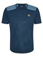 Moda i Uroda OUTLET - Ziener Męska koszulka funkcyjna NEMINDO - rower | outdoor|fitness | sport - oddychająca, szybkoschnąca, z krótkim rękawem, hale navy, 52 - miniaturka - grafika 1