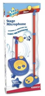Bontempi Mikrofon ze statywem z efektami dźwiękowymi - - Instrumenty muzyczne dla dzieci - miniaturka - grafika 1