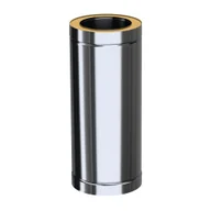 Akcesoria kominkowe - Adam Dw Rura Kominowa Dwuścienna 0,25 M Fi 200 - miniaturka - grafika 1