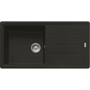 Franke Basis BFG 611-97 Zlewozmywak granitowy jednokomorowy 97x50 cm czarny mat 114.0676.291 - Zlewozmywaki - miniaturka - grafika 1