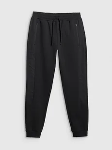 4F Spodnie dresowe w kolorze czarnym - Spodnie sportowe męskie - miniaturka - grafika 1