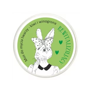 LAQ LAQ Króliczka Kiwi i Winogrona mus do mycia twarzy LAQ6926 - Kosmetyki do mycia twarzy - miniaturka - grafika 1