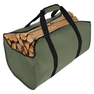 Torby i wózki na zakupy - Składana torba na drewno opałowe, torba na drewno opałowe, wodoodporna, trwała, płócienna do kominka, do przechowywania drewna opałowego - miniaturka - grafika 1