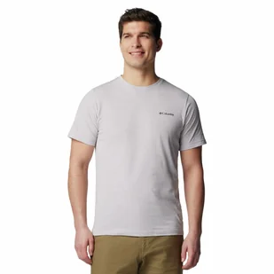 Męska koszulka Columbia Thistletown Hills™ Short Sleeve grey heather - L - Koszulki męskie - miniaturka - grafika 1