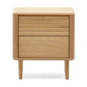 Szafki nocne - Szafka nocna w dekorze dębu Lenon – Kave Home - miniaturka - grafika 1