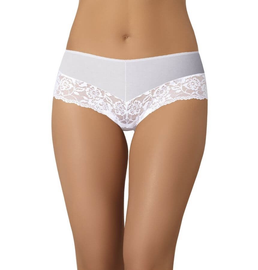 Majtki szorty bawełniane Amur białe, Teyli