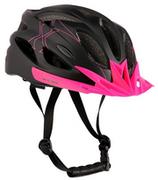 Kaski rowerowe - Kask rowerowy NILS EXTREME MTW291 Czarno-różowy  rozmiar S) - miniaturka - grafika 1