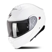 Kaski motocyklowe - Kask Szczękowy Scorpion EXO-930 EVO Solid Złamany BiałyXL - miniaturka - grafika 1