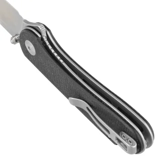 Nóż składany Civivi Elementum Wharncliffe Black Canvas Micarta, Satin Nitro-V (C18062AF-3) - Noże - miniaturka - grafika 5