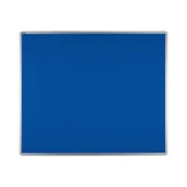 Tablice i flipcharty - ekoTAB Tablica tekstylna ekoTAB w aluminiowej ramie 120 x 90 cm, niebieska 535108 - miniaturka - grafika 1