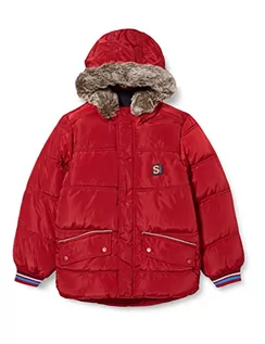 Kurtki i płaszcze dla chłopców - s.Oliver Pikowana kurtka z podszewką polarową, czerwony, 110 - grafika 1