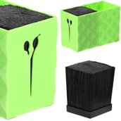 Pozostałe akcesoria kosmetyczne - Doniczka na nożyczki fryzjerskie stojak organizer podwójny - miniaturka - grafika 1