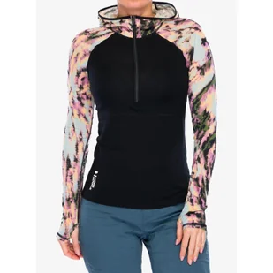 Bluza termoaktywna damska Mons Royale Bella Tech Hood - Bluzy sportowe damskie - miniaturka - grafika 1