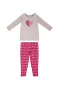 Dresy i komplety dla dziewczynek - Pinko Up komplet dziecięcy kolor fioletowy - miniaturka - grafika 1