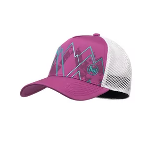 Czapki i chusty sportowe damskie - Czapka Buff Trucker Tech Cap Solid U Fioletowa - grafika 1