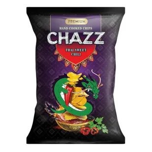 Chazz Chips Thai Sweet Chili 90g - Chipsy - miniaturka - grafika 1