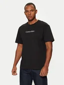 Koszulki męskie - Calvin Klein T-Shirt Hero K10K111346 Czarny Regular Fit - miniaturka - grafika 1
