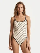 Stroje kąpielowe - Guess Strój kąpielowy W6GZ07 K3280 Kremowy - miniaturka - grafika 1