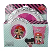 Zestawy naczyń dla dzieci - LOL Surprise - Zestaw naczyń do mikrofali (Talerz, miseczka, kubek) - miniaturka - grafika 1