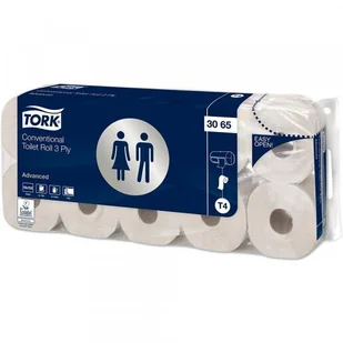 Tork miękki papier toaletowy w rolce, 3-warstwowy 110792 (10 rolek) - Papier toaletowy - miniaturka - grafika 3