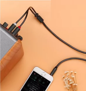 UGREEN AV116 Przewód 3,5mm Jack do 2RCA (Cinch) 3m (czarny) - Kable - miniaturka - grafika 3