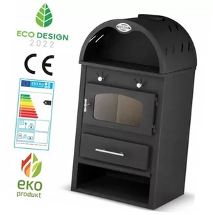 Kominek wolnostojący koza stalowy 5-7kW (średnica wylotu spalin: 130 mm) - spełnia anty-smogowy EkoProjekt 99680075 - Kominki wolnostojące - miniaturka - grafika 1
