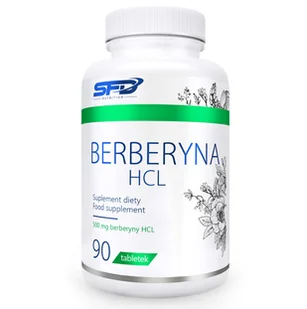 Sfd nutrition Berberyna HCL 90tab - Układ pokarmowy - miniaturka - grafika 1