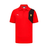 Odzież do sportów motorowych - Koszulka polo męska Logo Ferrari F1 2023 - miniaturka - grafika 1