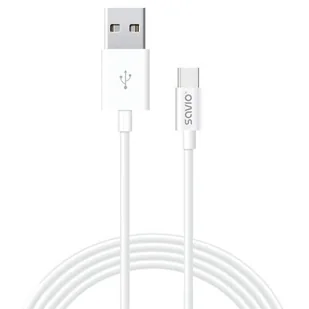 Savio Kabel USB USB Typ C 1m - Kable USB - miniaturka - grafika 1