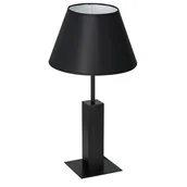 Lampy stojące - Luminex Table lamps 3642 Lampa stołowa lampka 1x60W E27 czarny/biały - miniaturka - grafika 1