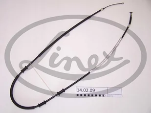 LINEX LINKA HAMULCA 14.02.09 FIAT MULTIPLA 2081/1790 98 TARCZE PRAWA - Linki hamulca postojowego - miniaturka - grafika 1