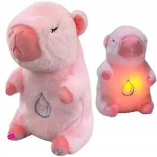 Maskotka Duża Oddychająca Kapibara Szumi Ozytywka Przytulanka Uspokajacz - Zabawki interaktywne dla dzieci - miniaturka - grafika 1