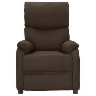 Lumarko Fotel rozkładany, ciemnobrązowy, obity tkaniną! - Fotele - miniaturka - grafika 3