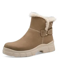 Śniegowce damskie - Tamaris Damskie buty WL Boot 1-26825-45 śniegowce, camel, 37 EU, piaskowy, 37 EU - miniaturka - grafika 1